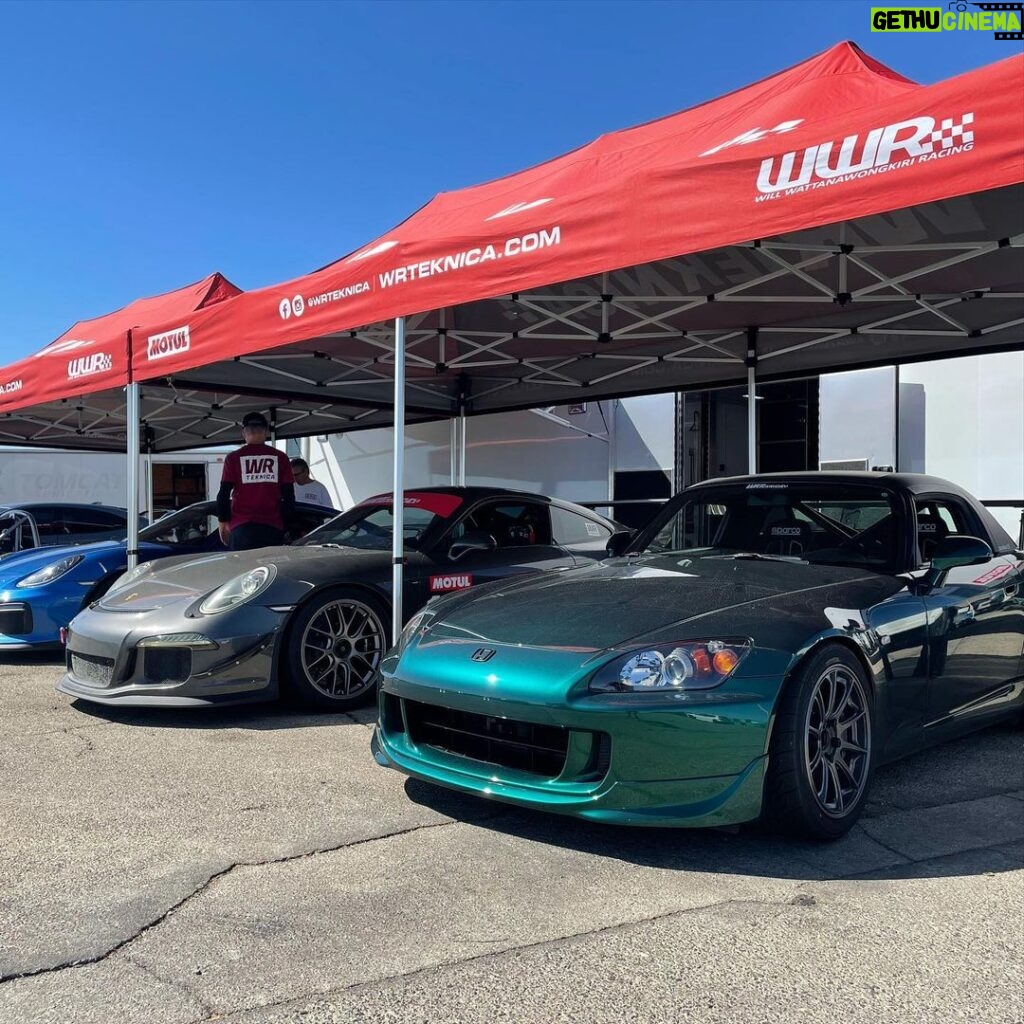 Cody Walker Instagram - What a weekend! Every track day strengthens my love for the s2k and that paint job by @coastlineautosport OMG 🔥 Car drives so awesome thanks to @wrteknica and Wills wizardry. The @yokohamatire AD08R’s were sick! So good to see my boys @purpose_built_motors and @seanlee768 #trackday #streetsofwillow #s2k #s2000 #ap2 #jdm #arielatom #typer #fk8