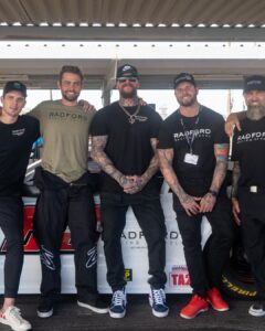 Cody Walker Instagram - My name is on the car which by law of the playground makes it mine 😎🤘🏁🏎💨 #grinningeartoearallday #motorsportsplayground #transamta2 #radfordracingschool #dodge #hellcat