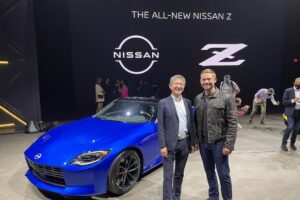 Cody Walker Instagram - Honored to reveal the all new seventh generation #NissanZ and represent for the enthusiasts. I truly believe @nissanusa hit it out of the park! I cannot wait to get behind the wheel. 😎#opportunityofalifetime