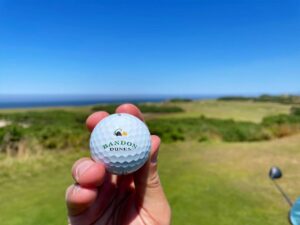 Cody Walker Instagram - Incredible day at Bandon Dunes golf course. I lost this ball right after the pic 🏌🏽‍♂️⛳️ 🤦‍♂️ #notagolfer