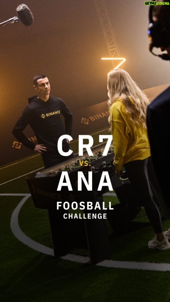Cristiano Ronaldo Instagram - Had a lot of fun with @binance! Click the link in my stories to watch me compete against @anamxrkovic in a game of foosball. Don’t miss out as we answer some interesting questions.
