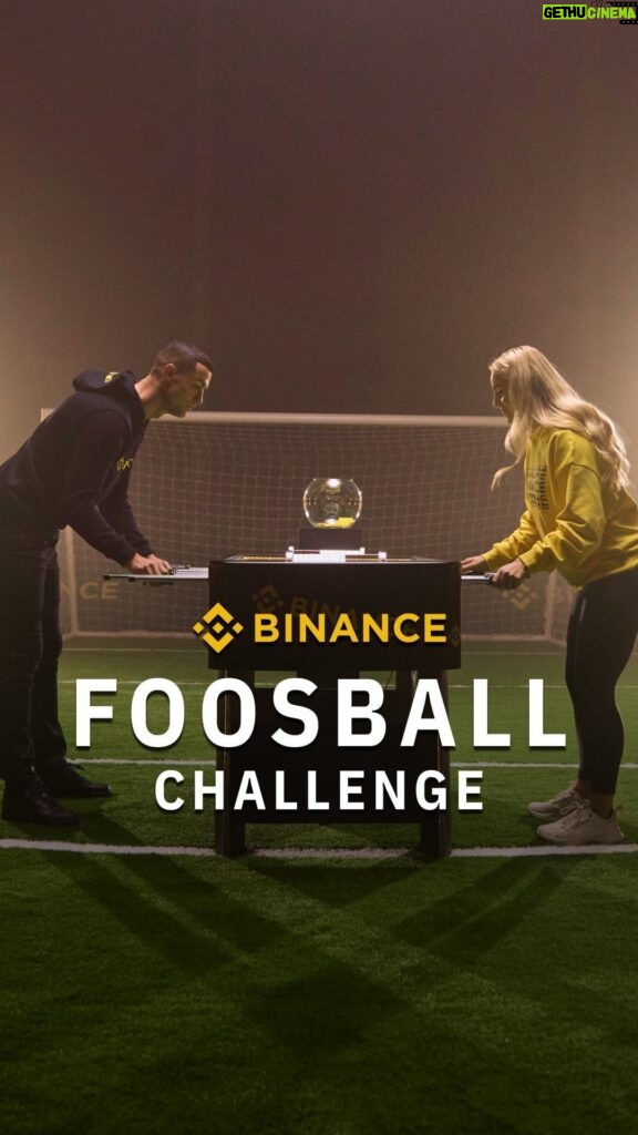 Cristiano Ronaldo Instagram - #Binance gave me the challenge of taking on @anamxrkovic in a game of foosball, with a twist! Coming soon 🤝