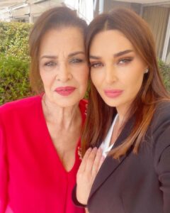 Cyrine Abdel Nour Instagram - ‎إمي من هلق اشتقتلك ‎حضورك كان بَرَكة بحياتي وحياة ولادي وغيابك مبين من اول يوم مدمر لقلبي كيف بدك ياني استوعب انك رحتي من حدي بس شكراً انك تركتيلنا ذكرة حلوة انا واولادي الى اللقاء يا حلوة الحلوات الى اللقاء يا إمي 💔