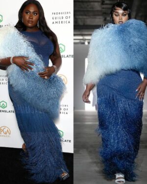 Danielle Brooks Instagram - Midnight Blue. 
💙🖤💙