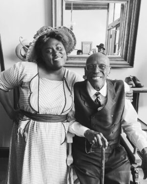 Danielle Brooks Instagram - It was an honor working with the great, legendary, Louis Gossett Jr. Truly a pleasure. 🕊️