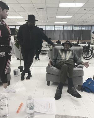 Danielle Brooks Instagram - It was an honor working with the great, legendary, Louis Gossett Jr. Truly a pleasure. 🕊️
