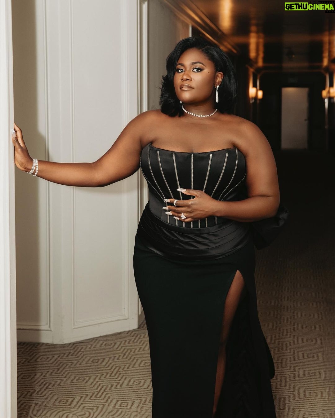 Danielle Brooks - 198.4K Likes - There was absolutely NOTHING and I mean NOTHING that could steal my joy yesterday. I had the time of my life. Definitely top 10 favorite moments in life. I love being a storyteller and pray that I can one day be invited back to the dance. 🪩 💜✨