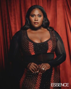 Danielle Brooks Instagram - Sometimes you just got to do what the ole folks used to say, “keep running on to see what the ends gonna be.” I’m so glad I kept running. And boy did this come right on time. It’s always been a dream to have a solo cover with @essence magazine. Thank you @essence for this unforgettable moment. I am elated. 🥹💜🌺

Photographer: @erik_carter
Stylist: @jasonrembert
Hair: @infamousmstish
Makeup: @rebekahaladdin
Nails: @customtnails1
Set Design: @wanenmacherstudios
Tailor: @costumer.shirlee
Location: @nyastudios
Production: @themorrisongroup
ESSENCE, SVP, Creative: @coreytstokes
ESSENCE, Senior Content Director: @itsnandibby
ESSENCE, Visual Director: @_mq_____
