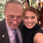 Debra Messing Instagram - Washington DC trip Pt 2 The White House was spectacular. It felt like a movie set. Like a toy store. Primary colors everywhere. Christmas trees at every turn. We were welcomed with a live band playing beautiful traditional Jewish songs. There was a room with a working train set, and a choir singing Yiddish songs. It was festive and bustling with 700 people. The highlight was the powerful and deeply moving speech by @potus, and Descendants of Holocaust survivors lighting the candles on the new, and permanent, WH menorah. @rabbibuchdahl, my rabbi from NY, was chosen to say the prayers, which made it all the more special. The echos of everyone singing along in unison was beautiful. The most moving moment~ seeing a menorah from the kibbutz massacre. It was from a house that had been burnt down. It survived unscathed. And had a place of honor in the White House. The hostages that are still in captivity were never out of mind. (I leave for a mission to Israel in a few days to meet the families of the hostages, injured IDF soldiers, survivors of the Nova Festival and to go to the Gaza border. I’ll post from there.) Thank you @potus and @drbiden for a Hanukkah celebration to remember. #chagsameach #hanukkah #menorah #potus #whitehouse White house