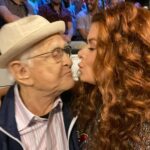 Debra Messing Instagram - The world lost a giant. Norman Lear, after 101 blessed years of life, has brought his light to the angels. Norman was a beautiful soul. Funny, joyful, magnanimous, ferocious, brilliant, empathic, a visionary who changed the world with his art. He showed us that comedy was the most effective way to open people’s closed hearts. To make acceptance and tolerance a virtue. He saw the power and the beauty of our differences and confronted our biases with unapologetic directness. Racism, sexism. and bigotry was revealed in his stories, all the while making us laugh. He forced us to look inward and mine for our truths, and hold ourselves accountable. And slowly, magically, he shifted the world on its axis. Norman was warm, familial, a mensch; excited about his work, still planning his next TV show. He was loved by all. He saw us. He loved us. And he celebrated what is true in all of us. There will never be another Norman Lear, but how lucky are we that there was one. Sending love and gratitude to his family and friends for sharing him with us. Fly with the angels, dear Norman ❤️