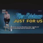 Debra Messing Instagram - WHAT A GIFT! To watch a brilliant comic soar on stage, bring tear inducing laughter to everyone witnessing his sorcery and deliciousness, while being challenged to see what our darkest corners hide. Tonight, at 10 pm do not miss JUST FOR US with @alexedelman on HBO MAX. You will hear the craziest story about how an orthodox Jewish kid from Boston crashed a Neo-Nazi meeting in Queens New York, and momentarily fell for a cute white supremacist named Chelsea. The screening was the highlight of the year. Gathering with Jew~loving people, being momentarily lifted out of our never ending grief, to celebrate an artist who celebrates a people, and all people, in the funniest most nuanced way. If you need a laugh— here it is! Congratulations @alexedelman ! PS this show started off- broadway, moved to Broadway and now is streaming. Let me know if you saw the show in NY! #comedy #jewishcomedy #onemanshow #whitesupremacists #boston #hbomax