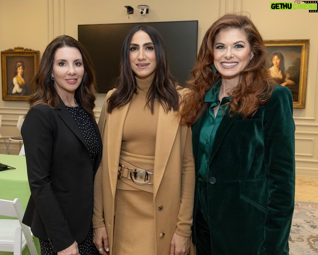 Debra Messing Instagram - What an incredible honor to be recognized with the 2024 Social Action Award, alongside Martin Luther King III, Arndrea King and my partner-in-good @mandanadayani , for our work both as activists fighting to protect and strengthen our democracy in the United States, and also as activists fighting antisemitism and advocating for the safety and dignity of Jews around the world. Reuniting with allies, Anila Ali and Zeba Zebunnesa, from AMMWAC, whom I met in Washington DC at the “March for Israel” was such a lovely surprise. I was honored to speak with Deborah Lipstadt, @state_seas, Special Envoy to Monitor and Combat Antisemitism, about the historic explosion of anti-semitism around the globe. She is a true hero. And, seeing @corybooker is always an uplifting delight. Thank you dear friends @shannonrwatts and @therealkateroberts for being by our side on such a special evening. And finally, we had the privilege of meeting Dolev Yehoud’s family who are still desperately waiting for Dolev to come home to them. It was Dolev’s birthday. Please rescue him and all the other hostages now!🙏🏼💙 Thank you @ncjwinc and @sheilakatz1 for this amazing honor. #ncjw #washingtonDC #activism #solidarity #blackjewishsolidarity #hostages