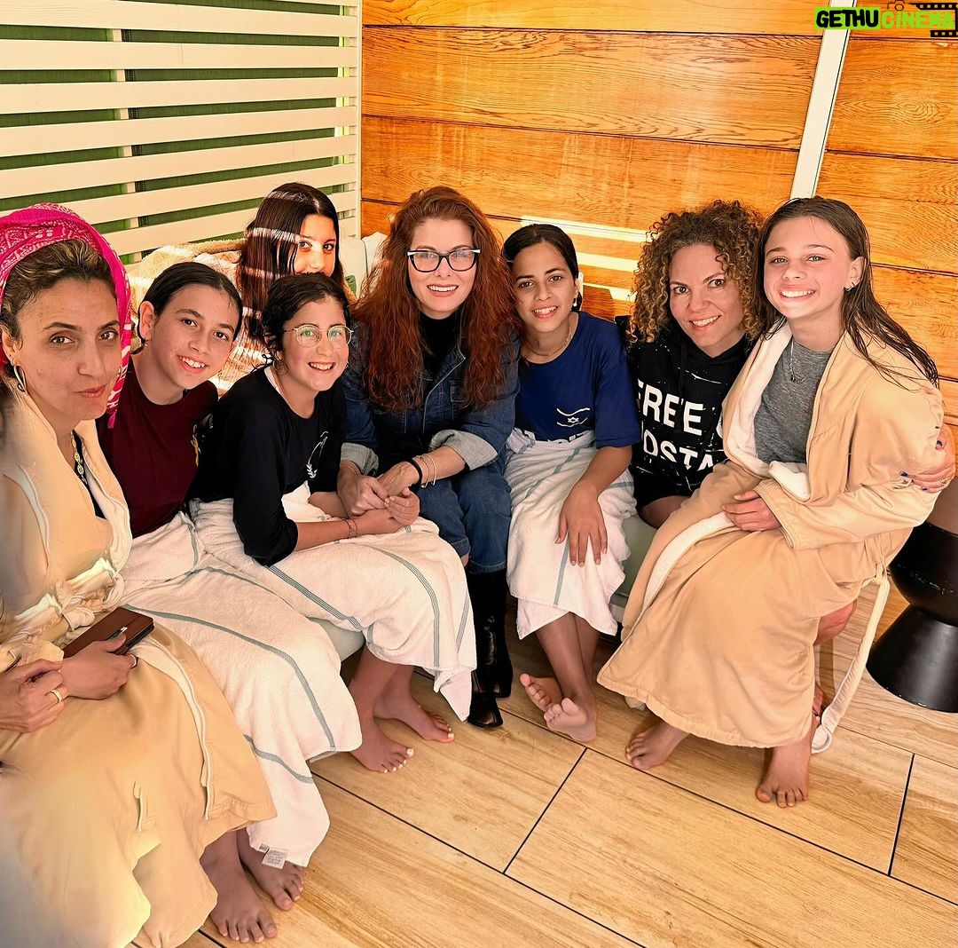 Debra Messing Instagram - I had a very special few days in Los Angeles. I was honored with the “Guardian of Israel” Award at the @standwithus International Summit. It was a gathering of 500 high school and college student leaders from all over the globe; Brazil, Germany, South Africa, Canada, etc. I was reunited with my travel mates to Israel, @brettgelman and @witchofthewestcoast who had a very powerful conversation with @mrmichaeldickson. I was surrounded with love from friends and chosen family, and the highlight was hearing @fiveforfightingmusic speak about his allyship with the Jewish people, and the incredible song he wrote, “OK.” If you haven’t heard it, check out the music video on his IG account. It was the first time in a very long time that I had reason to put on a dress and get beautified. Thank you @elaineoffers and @rodortegahairstylist I was also able to pop in and meet a group of beautiful 12 yr old survivors from Kibbutz Shuva, who were in LA for a healing retreat provided by @mamannonprofit and @waldorfbevhills and given a wellness day with meditation, sound baths, and therapeutic art. They have been through the unimaginable and they were weary but brave and grateful. And finally, I had the honor of hosting a book party for @sharonbrous to discuss her beautiful, healing book “The Amen Effect.” She mesmerized the attendees and left us all uplifted. I highly recommend her book. Full speech to come! #standwithus #healing #peace
