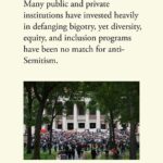 Debra Messing Instagram - #Repost @theatlantic ・・・PLEASE READ AND SHARE All the punditry about free speech and criticism of Israel has extravagantly missed the point, Dara Horn argues: The big lie of anti-Semitism is winning.⁠ ⁠ As a Harvard alumna and the author of a book on anti-Semitism, Horn was asked to serve on the anti-Semitism advisory committee that the university convened after the October 7 Hamas massacre. “I was inundated with messages from Jewish students seeking help,” Horn recounts. “They approached me with their stories after having already tried many other avenues—bewildered not only by what they’d experienced, but also by how many people dismissed or denied those experiences.”⁠ ⁠ Horn discovered a “mountain of proof” that revealed a reality in which Jewish students’ access to their own university “was directly compromised. Compromised, that is, unless they agreed—or at least agreed to pretend, as many Jewish students who are neither religious nor Israeli now silently do—that there was nothing wrong with wallpapering America’s premier university with demonization of Jews.”⁠ ⁠ On and off campus, Jews have been subjected to threats, harassment, violence, vandalism, and genocidal rhetoric; some have taken to hiding external signs of their Jewishness. “It is remarkable how little any of this has to do with anything going on in the Middle East,” Horn continues at the link in our bio. “This harassment isn’t coming from an antiwar plea, or a consciousness-raising effort about Israeli policies, or a campaign for Palestinian independence, though those pretenses now serve as flimsy excuses. The only purpose … is to dehumanize and demonize Jews. Every time Jews are forced to prove that they didn’t deserve this, or to hide who they are, it is already working.”⁠ ⁠ 🎨: James Hosking. Sources: Erica Lansner / Redux; Eric Cox / Reuters; Fine Art Images / Getty; JDC Archives; Library of Congress; Luis Sinco / Getty; National Library of Israel.