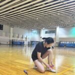 Dee Hsu Instagram – 羽球真的很好玩，尤其是贏教練的那一刻馬上說：ok吃飯囉！很爽🤣🤣🤣