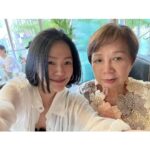 Dee Hsu Instagram – 帶婆婆媽媽孩子一起出來玩，我真是個又美又孝順的女人😌但真的是需要喝點酒😉