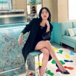 Dee Hsu Instagram – 跟女兒一起在Tiffany新開的咖啡廳Blue Box Cafe Taipei喝下午茶，真的是又幸福又時尚❤

#blueboxcafetaipei
#TiffanyLock 
@tiffanyandco
@blueboxcafetaipei