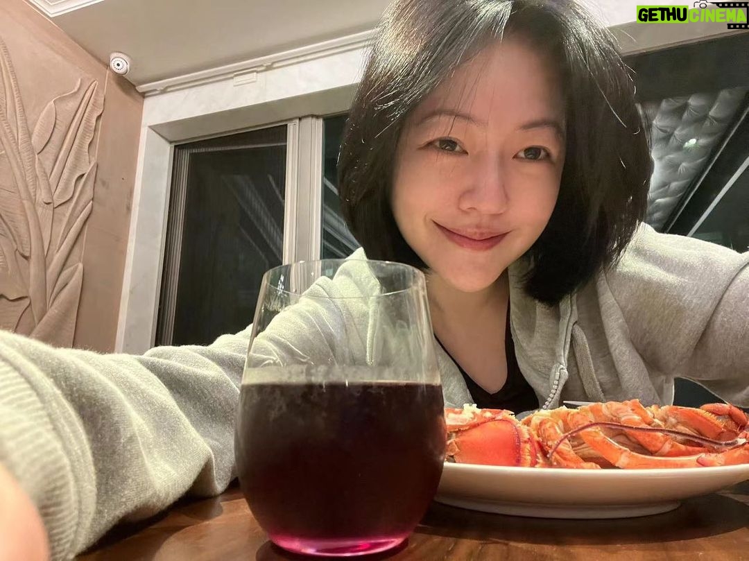Dee Hsu Instagram - 錄完影回到家,老公還幫我準備了一小份的感恩節大餐,好幸福喔☺️