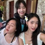Dee Hsu Instagram - 冬天就是要曬！主要是滑雪我已覺得麻煩😮‍💨此刻的我，只想在豔陽下喝酒看孩子逐浪❤️