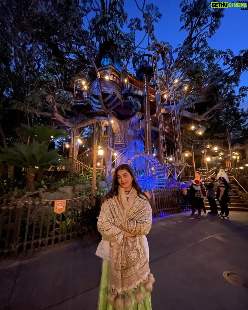 Digangana Suryavanshi Instagram - A Dreamy Disneyland Day⭐ Styled by @Rimadidthat Outfit @ekastories.store Disneyland Park,California