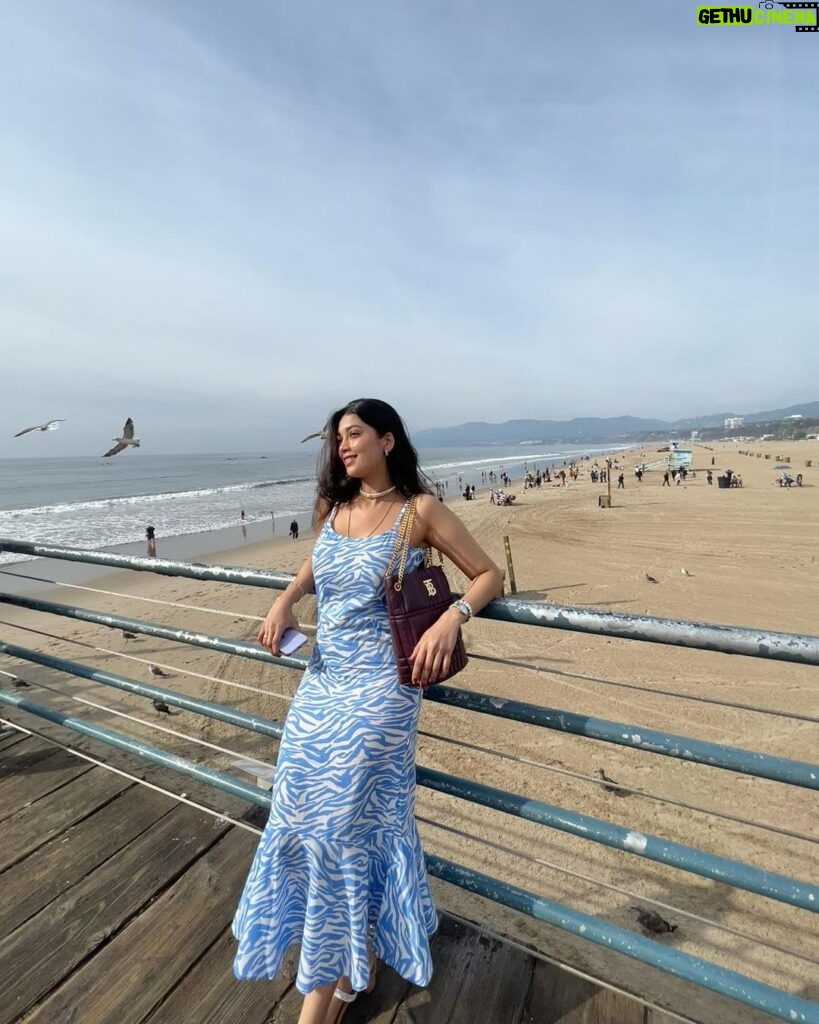 Digangana Suryavanshi Instagram - ❤ Styled by @Rimadidthat Outfit @ZlaataFashion Footwear @shopgnist #santamonica #santamonicapier #venicecanals #la Santa Monica, California