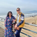 Digangana Suryavanshi Instagram - ❤️ Styled by @Rimadidthat Outfit @ZlaataFashion Footwear @shopgnist #santamonica #santamonicapier #venicecanals #la Santa Monica, California