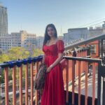Digangana Suryavanshi Instagram - Merry Christmas ❤️ Outfit: @kamli_fashion Heels @shopgnist x @Rimadidthat Angels Flight Railway