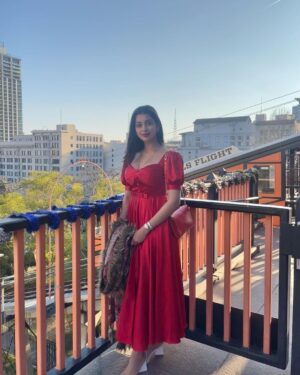 Digangana Suryavanshi Instagram - Merry Christmas ❤️ 

Outfit: @kamli_fashion

Heels @shopgnist x @Rimadidthat