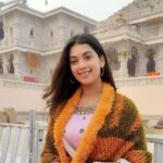 Digangana Suryavanshi Instagram - Jai Shree Raam 🙏🏻🙏🏻🙏🏻 #ayodhya #ayodhyarammandir🚩 Ayodhya Ram Mandir