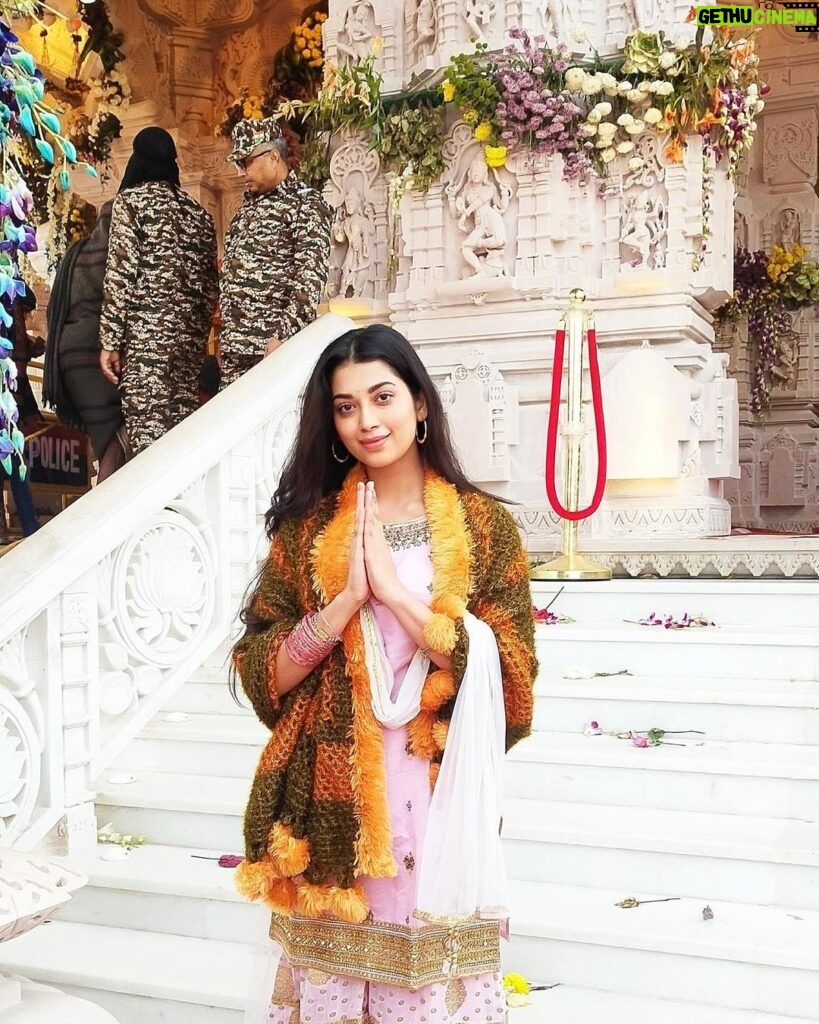 Digangana Suryavanshi Instagram - Jai Shree Raam 🙏🏻🙏🏻🙏🏻 #ayodhya #ayodhyarammandir🚩 Ayodhya Ram Mandir