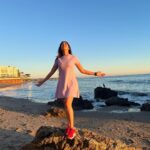 Digangana Suryavanshi Instagram - Happy day ❤️ Outfit : @blamblack_clothing Malibu, California
