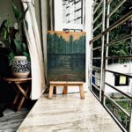 Ditipriya Roy Instagram - I bleed with colours on canvas……. . . . . . . . . . . . . . #painting #colours #acrylic #dark #dusk #shades #forest #painter #mood #friday #fridayvibes #hobby #insearchofpeace #positivevibes #instadaily #instalike