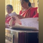 Ditipriya Roy Instagram – WHAT A MAGNIFICENT DAY IT WAS!!!
I grew up watching my Pipi (my Aunt) offering prayers to the Goddess during the pujas. Her intonation while chanting the mantras used to give us goosebumps. Even today, I recall the positivity of that spiritual aura created by Pipi with her hymns. Whether the prayers were offered by a male or a female priest, it never made a difference in my mind. It has always been the same for me.

In 2011, Pipi left us. Since then, I could never quite capture that same feeling until today when I had the opportunity to witness Dr. Nandini Bhowmick and her team Shubhamastu enchanting the powerful mantras before Goddess Durga. Today, we not only offered prayers to Maa Durga but also were enlightened by her power as women.

What could be a better way to start Durga Puja?
দেবীদের সঙ্গে দেবীপক্ষের সূচনা 🙏🏻♥️