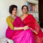 Ditipriya Roy Instagram - WHAT A MAGNIFICENT DAY IT WAS!!! I grew up watching my Pipi (my Aunt) offering prayers to the Goddess during the pujas. Her intonation while chanting the mantras used to give us goosebumps. Even today, I recall the positivity of that spiritual aura created by Pipi with her hymns. Whether the prayers were offered by a male or a female priest, it never made a difference in my mind. It has always been the same for me. In 2011, Pipi left us. Since then, I could never quite capture that same feeling until today when I had the opportunity to witness Dr. Nandini Bhowmick and her team Shubhamastu enchanting the powerful mantras before Goddess Durga. Today, we not only offered prayers to Maa Durga but also were enlightened by her power as women. What could be a better way to start Durga Puja? দেবীদের সঙ্গে দেবীপক্ষের সূচনা 🙏🏻♥️