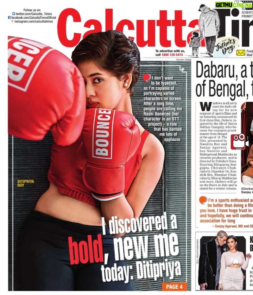 Ditipriya Roy Instagram - Ditipriya for Calcutta Times #ditipriyaroy #ditipriyaroyfanclub #ditipriya #ditipriya_fc #calcuttatimes #ranirashmoni #ranirashmonifamily #tollywoodactress #tollywoodactor #sports #boxing #boxingtraining #gymmotivation #gymgirl #canwithcanon #vibewithcanon #kaustavsaikiaphotography The Park Hotel, Park Street