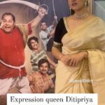 Ditipriya Roy Instagram - She can shift expression in second but we cant shift attention from her from hours. @roy_ditipriya spotted at #BoglaMamaJugJugJio premiere 🤣🤣 #Ditipriya #premiere #svf
