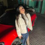 Divya Sharma Instagram - 𝗟𝗮𝗮𝗹 𝗽𝗮𝗿𝗶🏎️❤️‍🔥 #divyaofficial09 #diamondsofdivya