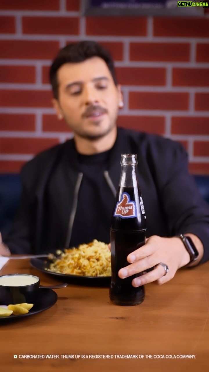 Divyenndu Instagram - Had the best Biryani day today 😎✨ Couldn’t resist the legendary Toofani Combo at Borivali Biryani Centre with Thums Up – a true blockbuster duo! 😄🥤 Try the #ToofaniCombo and tell me how it was in the comments. #ToofaniBiryaniHunt #Biryani #ThumsUp #ToofaniCombo