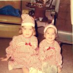 Donna D'Errico Instagram - When times were simpler. No cell phones, no internet, no obligations, no nothing. Just Christmas nightgowns and bunny slippers with my big sister at our grandmother’s house. Sometimes I wish I could just rewind the clock. Even for a day. It’s gone in an instant. #christmas #family #memories