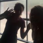 Donna D'Errico Instagram - Spin class then Pilates class back to back with longtime friend @andiemacdowell...who manages to look gorgeous even while breaking a sweat spinning her butt off! #notfair It was brutal and we sweated buckets but can’t wait to do it again! I’m worn out 😅 Until next time.... 💪🏻 🚴‍♀️ Hype Silverlake