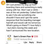 Donna D'Errico Instagram - UPDATE: Scout is recovering and is going to make it thanks to the emergency vets who treated him after his horrific experience that nearly ended his life. @samsgreenpaw has still never taken any responsibility or offered to cover any of Scout’s vet bills. They simply went silent and turned off the commenting on their IG page. #justiceforscout <<>>I took this pic of Scout in the waiting area at the emergency vet. He’d been perfectly fine until I brought him to @samsgreenpaw in Studio City to get groomed. After that things got very bad very fast. At first I thought maybe he’d been exposed to some kind of poison at Sam’s Greenpaw. But then the emergency vet who looked him over told me something that brought me to tears. @samsgreenpaw is refusing to take any responsibility for what was done to Scout and the suffering he went through that nearly killed him. Swipe through to read the entire story #justiceforscout @peta @aspca @spcala