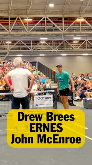 Drew Brees Instagram - It was the stare down that got me. 💀

follow @thekitchen.pickleball for more! 
.
.
.
.
#pickleball #pickleballhighlights #pickleballtournament #pickleballaddiction #pickleballislife