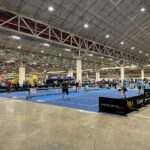 Drew Brees Instagram - Epic Day at the 1st Annual Nola Pickleball Festival! Centercourt is ready for the big match up tomorrow between me & John McEnroe. We will also have Major League Pickleball pros playing alongside us in a doubles match. Going to be a ton of fun. Admission is free and the match starts at 10 AM at the New Orleans convention center. @majorleaguepb @maddropspc @breesdreamfoundation #nolapicklefest