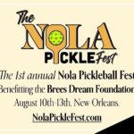 Drew Brees Instagram - Registration is now open for our 1st annual NOLA Pickle Fest benefitting the Brees Dream Foundation, August 10-13. This will be a unique festival-style pickleball tournament, with live music, a celebrity exhibition match, VIP experiences, good food & drinks and much more! Join us for an unforgettable experience and the ultimate pickleball party. Click the link in bio to sign up today
