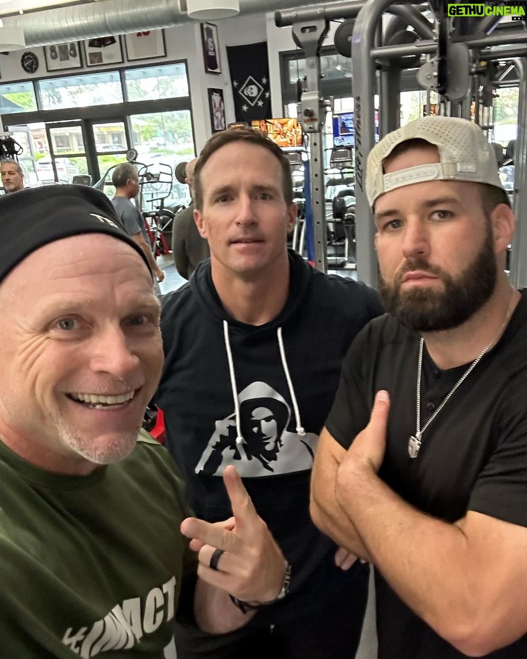 Drew Brees Instagram - Just like old times today with my guys @todddurkin @chase_daniel @fitnessquest10