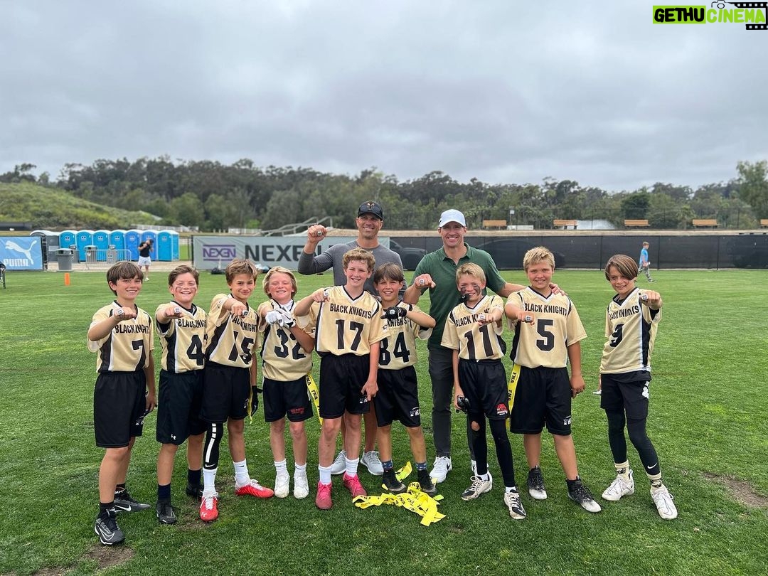 Drew Brees Instagram - Congrats to the 5th grade Black Knights on the @playfna Silver Division championship. Boys played great down the stretch!