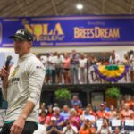 Drew Brees Instagram - What an honor today to play vs John McEnroe in the 1st annual Nola Pickleball Festival right here in New Orleans at the convention center. So many people on hand to watch and enjoy the festivities! This will be a Signature event for the @breesdreamfoundation here for years to come. The amateur Pickleball tournament is still going with Champions being crowned today and tomorrow. #thenola @nolapicklefest