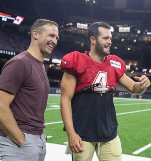 Drew Brees Instagram - Carr 🤝 Brees