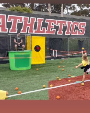 Drew Brees Instagram - Last day of school… Dunk tank! Rylen just couldn’t help herself!
