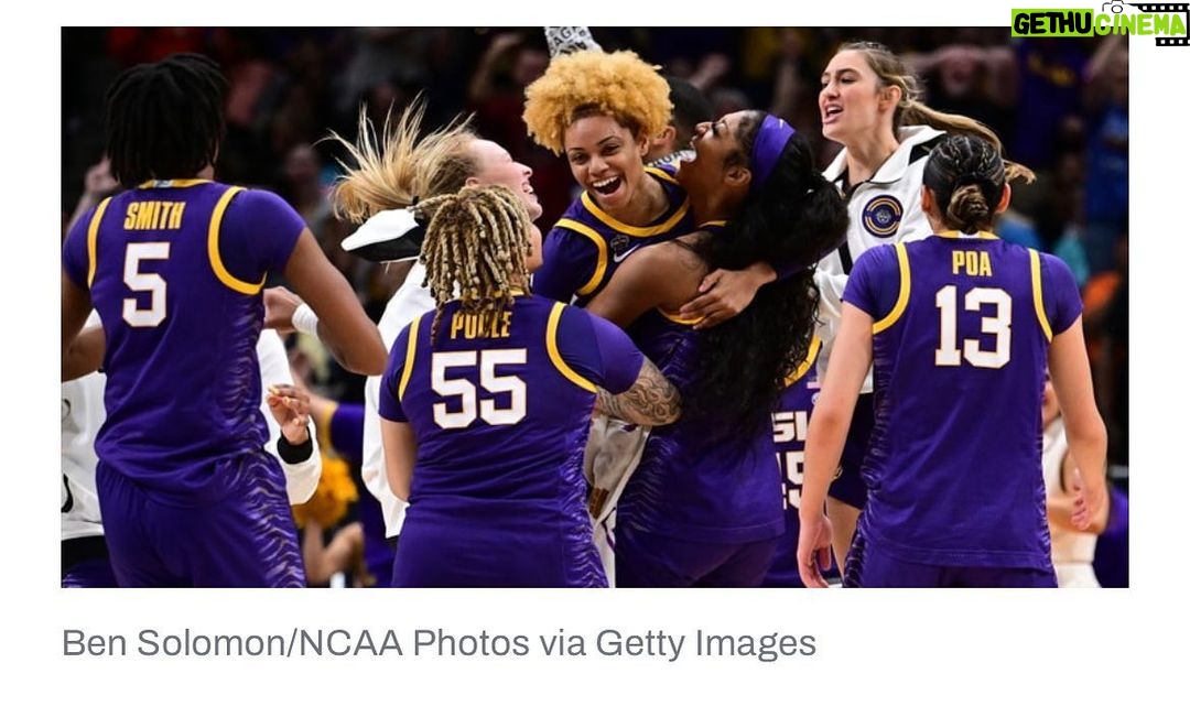 Drew Brees Instagram - Congratulations to the Lady Tigers winning the National Championship last night! Incredible journey…so much fun to watch!